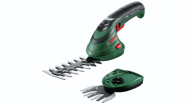 Bosch - Cisaille taille-herbes et sculpte-haies à batterie intégré 3,6V Isio + chargeur + set de 2 lames + coffret - BOSCH - 0600833108 - Image 1
