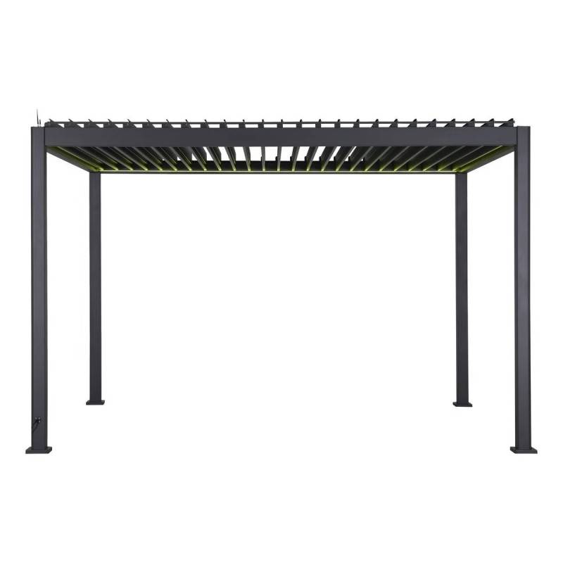 Hesperide - Pergola bioclimatique électrique 4x3 m Evora graphite Hespéride - Image 3