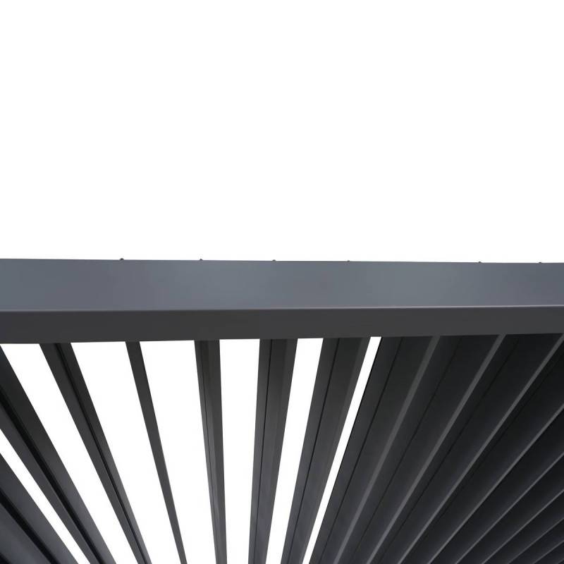 Hesperide - Pergola bioclimatique électrique 4x3 m Evora graphite Hespéride - Image 8