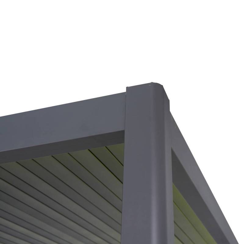 Hesperide - Pergola bioclimatique électrique 4x3 m Evora graphite Hespéride - Image 7