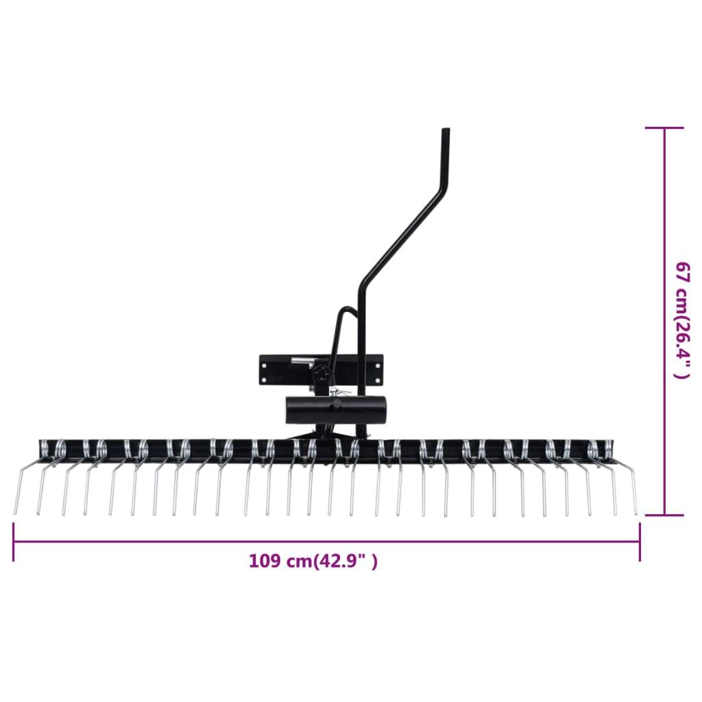 Vidaxl - Scarificateur pour tondeuse autoportée 109 cm vidaXL 154454 - Image 3