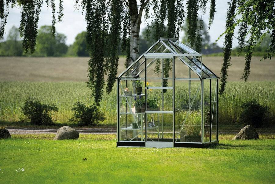 Halls - Serre en verre horticole 2,5 m² ICON 6, aluminium - Halls - Image 2