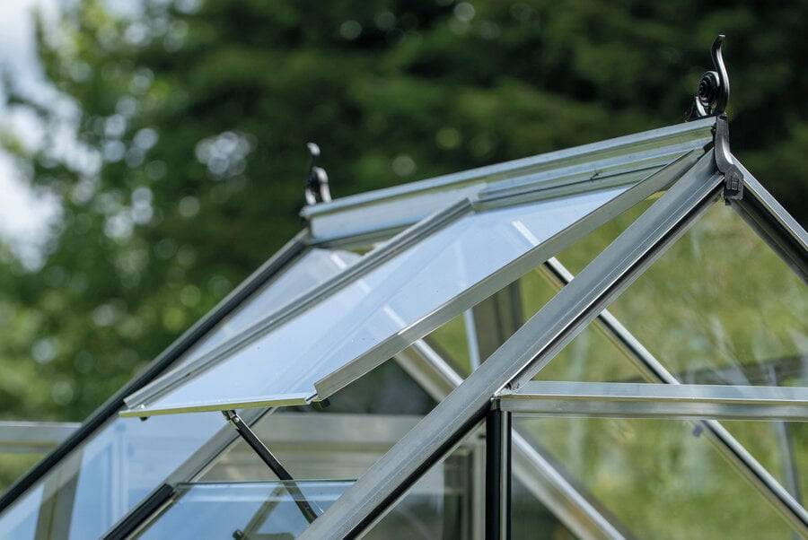 Halls - Serre en verre horticole 2,5 m² ICON 6, aluminium - Halls - Image 3