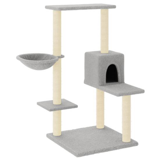 Vidaxl - Arbre à chat avec griffoirs en sisal Gris clair 95 cm vidaXL 172074 - Image 2