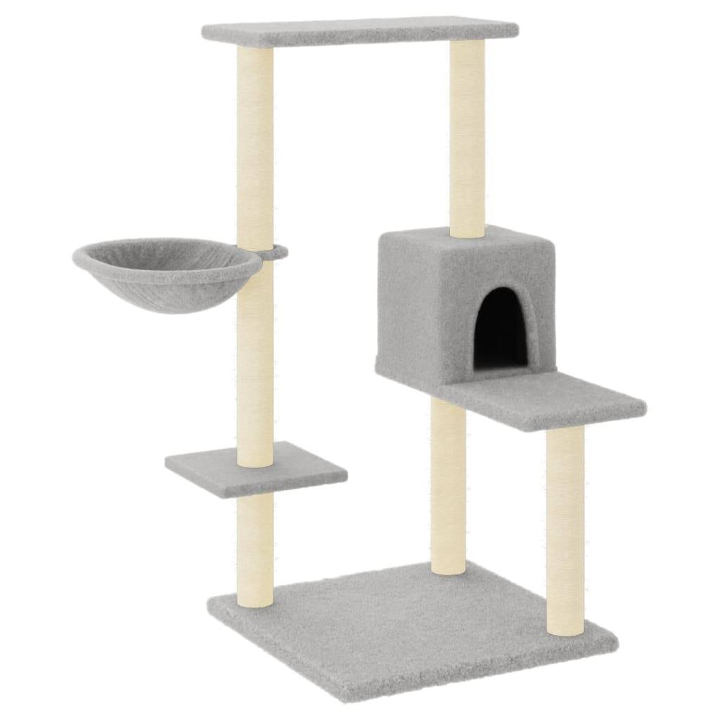 Vidaxl - Arbre à chat avec griffoirs en sisal Gris clair 95 cm vidaXL 172074 - Image 2
