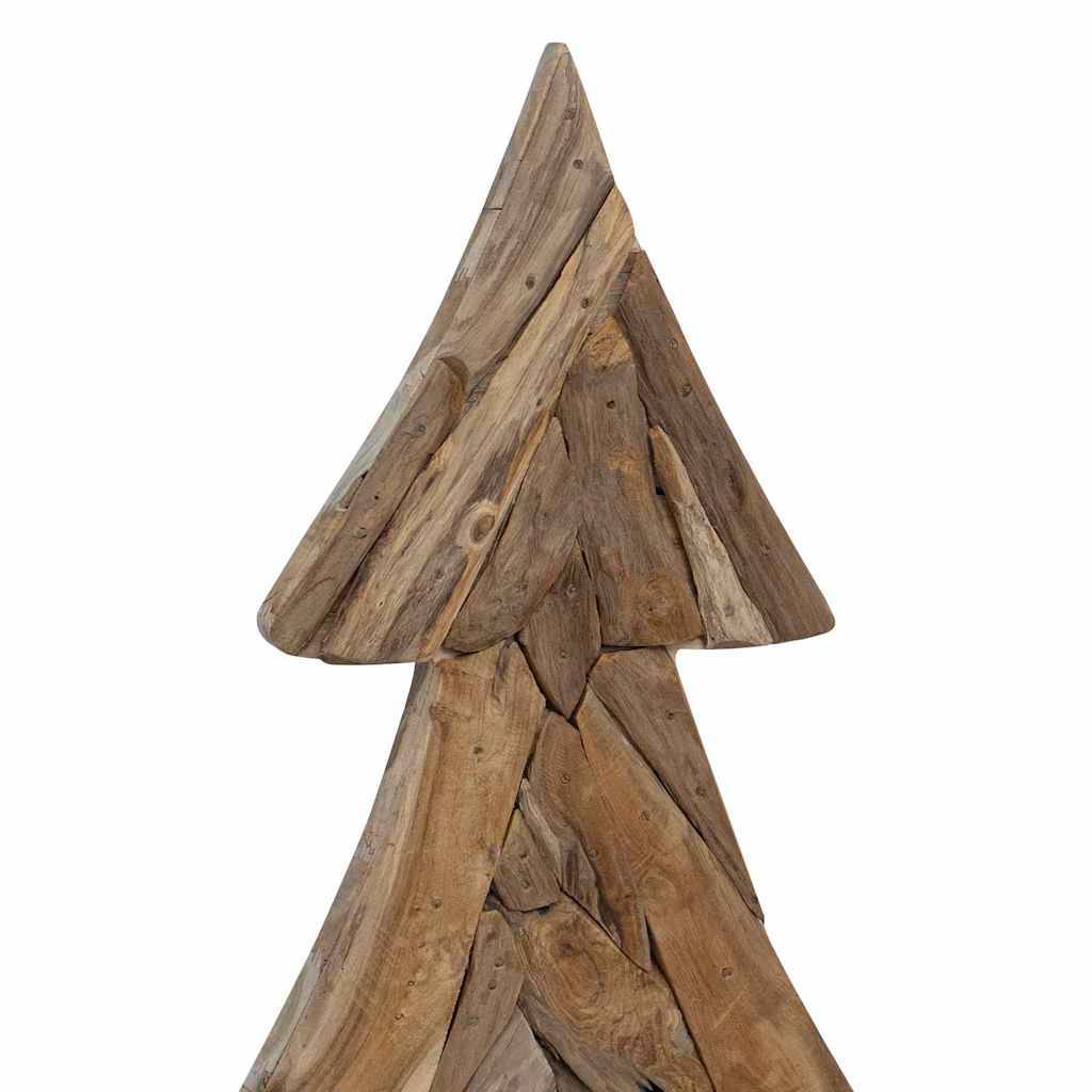 Arbre de Noël design en bois de teck massif pour décoration intérieure 150 cm – ComfortXL Outdoor Living - Image 7