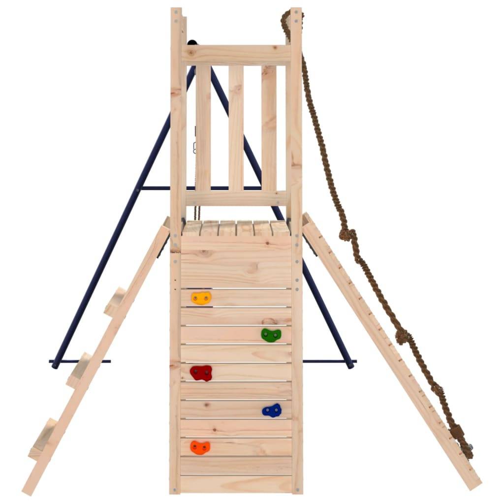 Helloshop26 - Aire de jeux d'extérieur escalade portiques robuste jeux jardin 232 x 184 x 169 cm bois de pin massif - Image 3