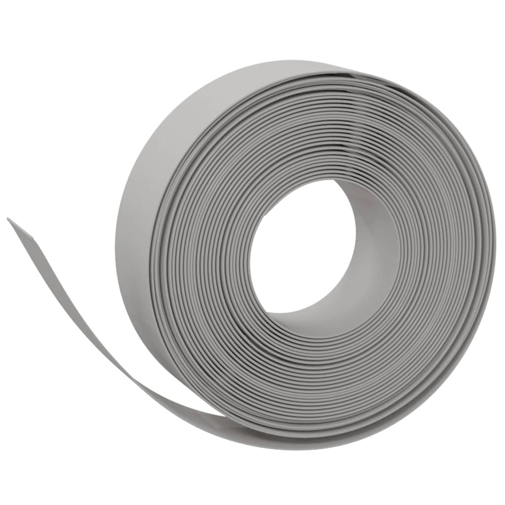 Bordure paysage polyéthylène aménagement extérieur démarcation 10mx15cm gris - ComfortXL Outdoor Living - Image 3