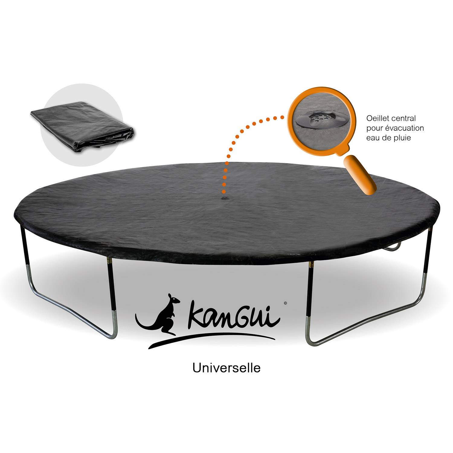 Kangui - Bâche trampoline Ø360 cm - compatible tous trampolines 360 cm Kangui - Image 1