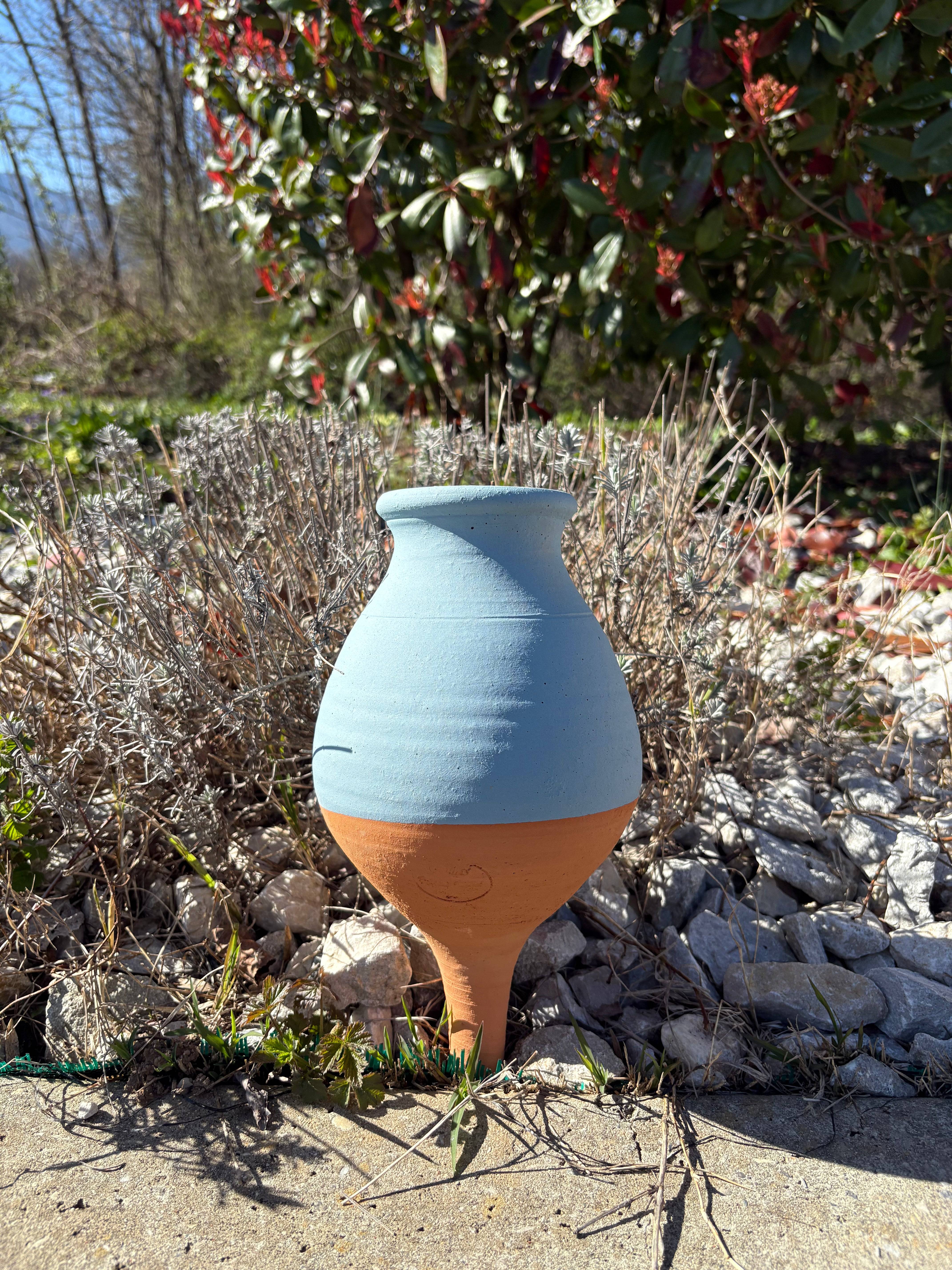 Ollas à planter 1,5 L - Bleu mat - Mes Courses En Vrac - Image 2