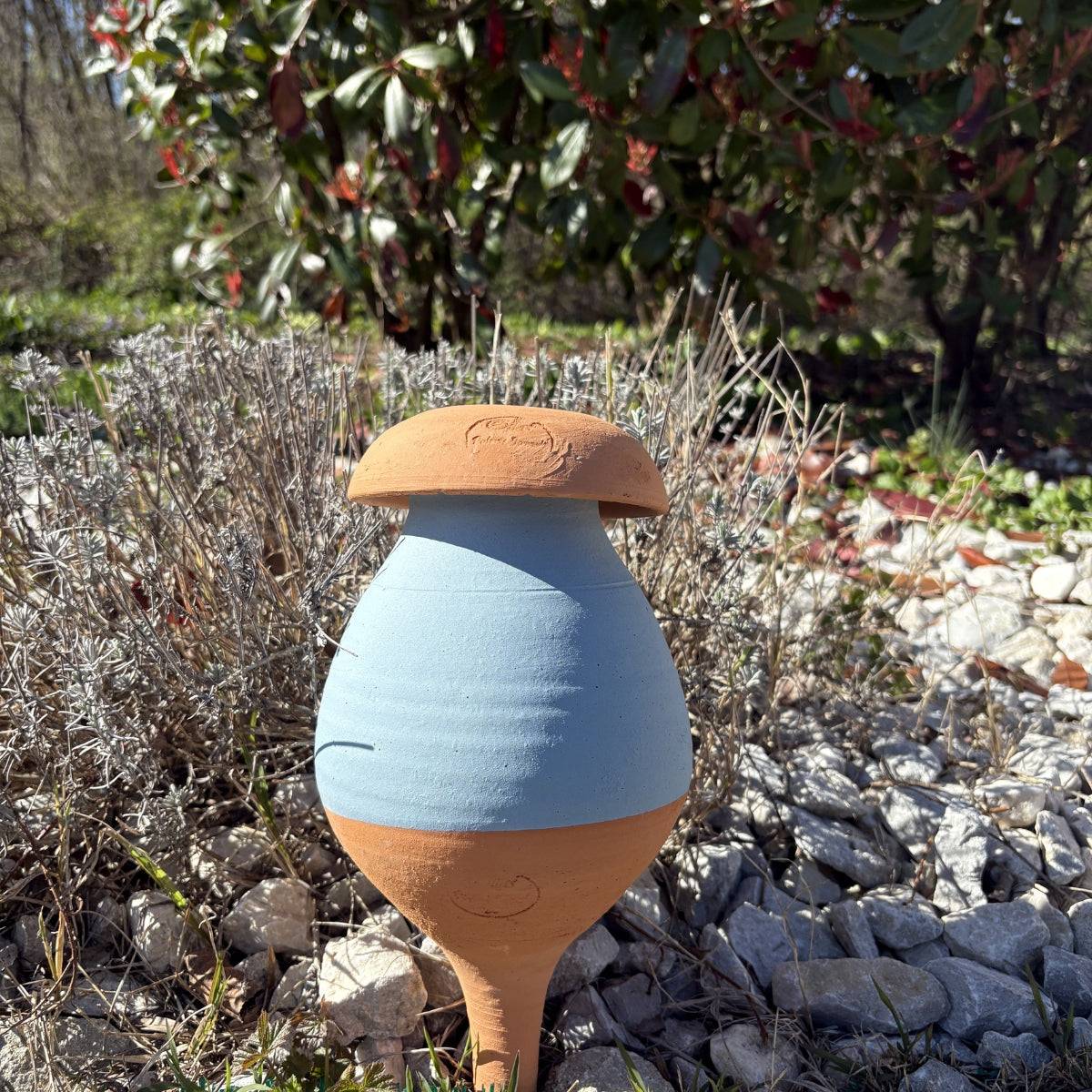 Ollas à planter 1,5 L - Bleu mat - Mes Courses En Vrac - Image 1