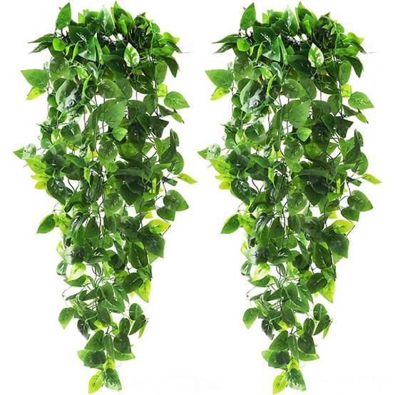 Lierre Artificiel 1.1 mètre - Lot de 2 - Décoration Murale Végétale Réaliste - Lytech - Image 1