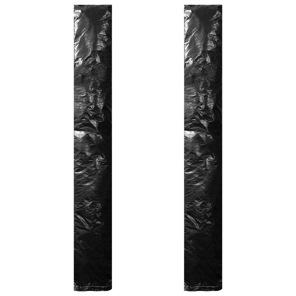 Maison Chic - Lot de 2 Housses de parasol avec fermeture éclair - Housses de protection PE 200 cm - Image 1