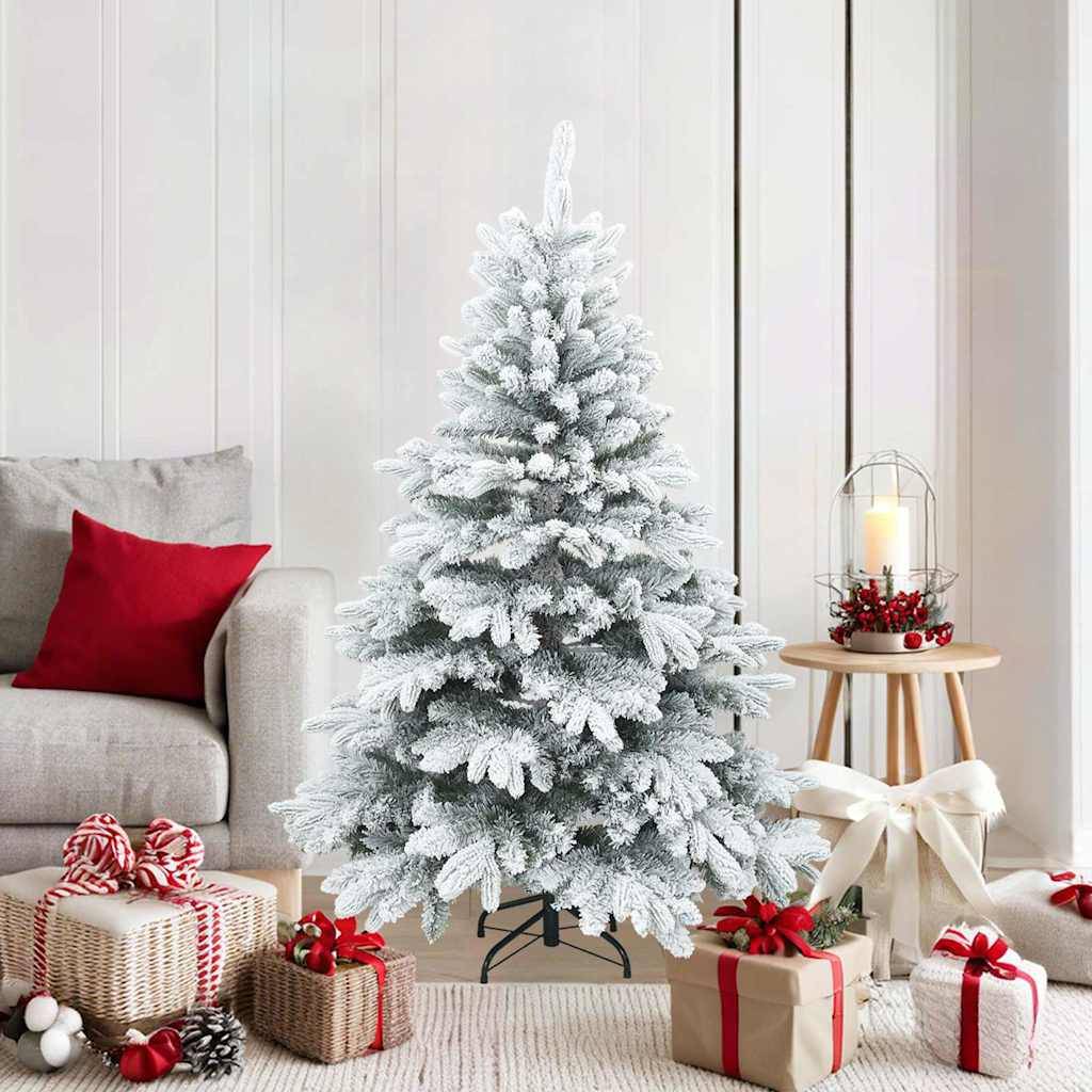 Sapin de Noël | Arbre de Noël artificiel à branches pliantes, duveteux de neige Maison Chic - Image 2