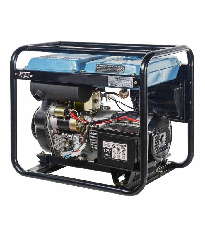 Générateur diesel 5500W (EURO V) avec démarrage électrique - Könner & Söhnen KS 6100HDE - Image 4