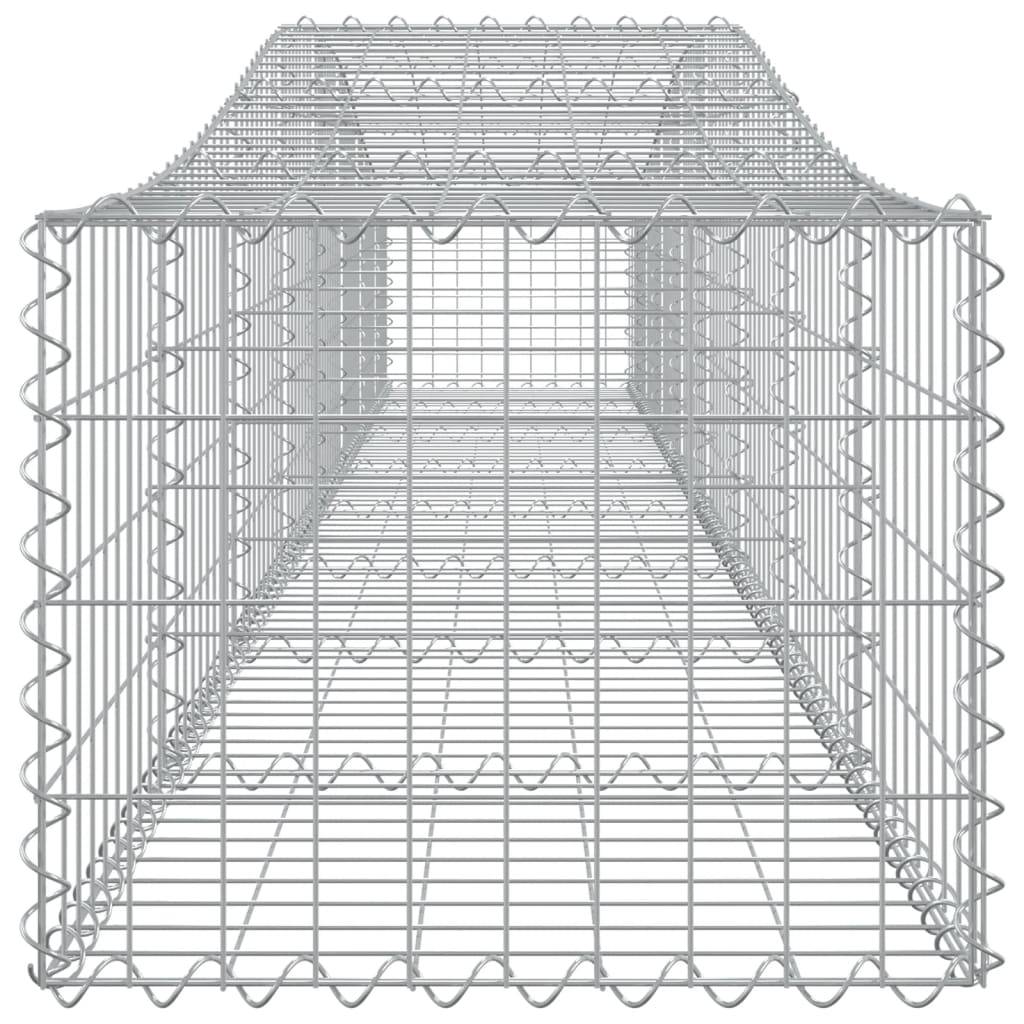 Vidaxl - Paniers à gabions arqués 10 pcs 400x50x40/60 cm Fer galvanisé vidaXL 3145925 - Image 6