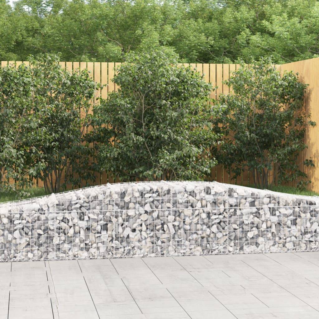 Vidaxl - Paniers à gabions arqués 10 pcs 400x50x40/60 cm Fer galvanisé vidaXL 3145925 - Image 1