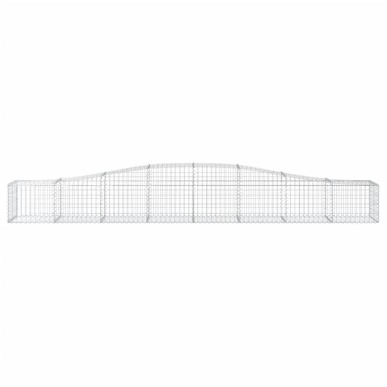 Vidaxl - Paniers à gabions arqués 10 pcs 400x50x40/60 cm Fer galvanisé vidaXL 3145925 - Image 5