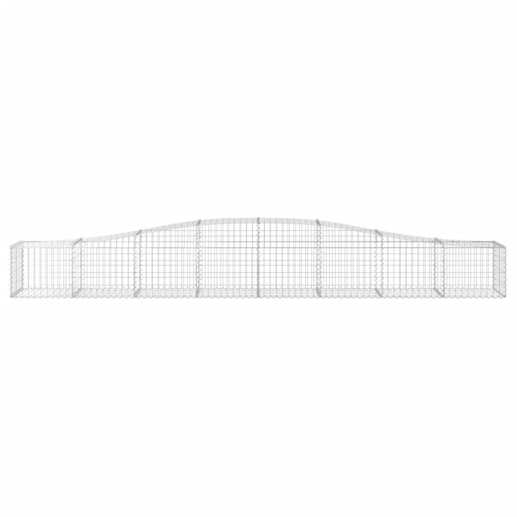 Vidaxl - Paniers à gabions arqués 10 pcs 400x50x40/60 cm Fer galvanisé vidaXL 3145925 - Image 5