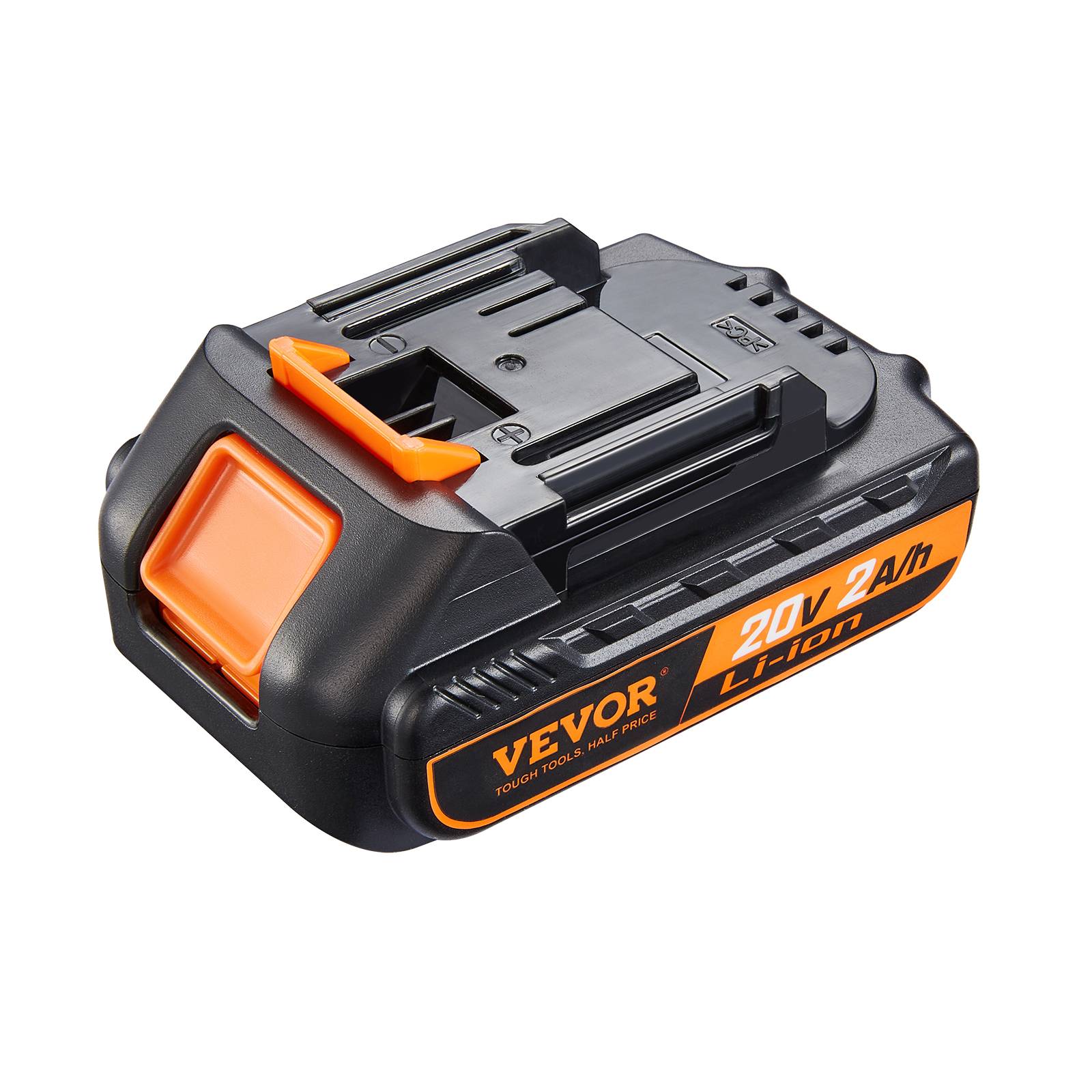 VEVOR Batterie outil sans fil lithium-ion 20 V 2,0 Ah, haute capacité. Compatible.
