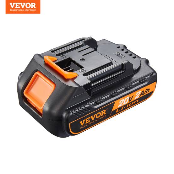 VEVOR Batterie outil sans fil lithium-ion 20 V 2,0 Ah, haute capacité. Compatible. - Image 2