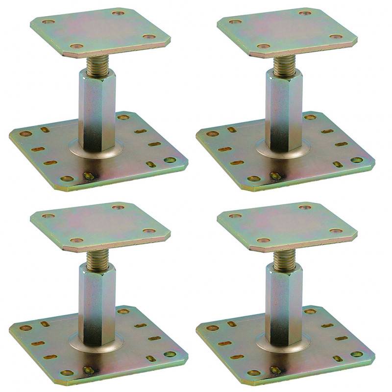 Lot de 4 Pieds de poteau réglables APRN100/150 SIMPSON - Image 1