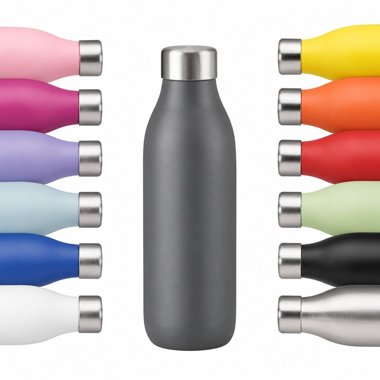 Bouteille Isotherme Acier Inox 500ml Sans BPA, Étanche Isolation 24h Froid 12h Chaud - Image 1