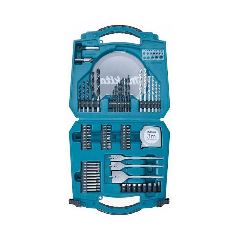 Perceuse visseuse à percussion Makita 18V 62Nm DHP482 + 2 batt 5 Ah + coffret 71 accessoires perçage vissage D-47145 - Image 2