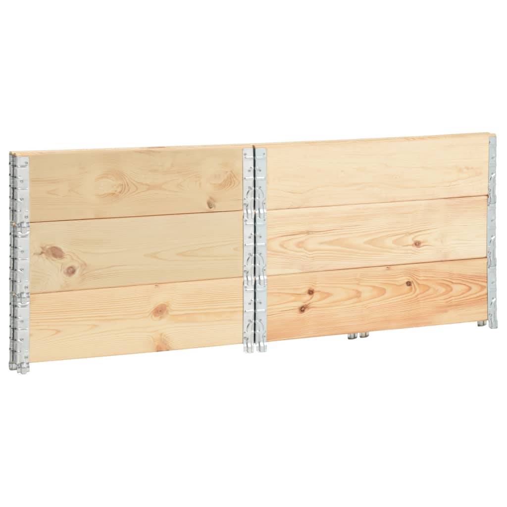 Helloshop26 - Jardinières surélevées 3 pièces 100 x 100 cm bois de pin solide - Image 3