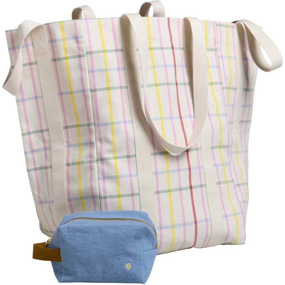 Vivaraise - Maxi sac en coton bio Poppins 48 x 33 x 33 cm - Image 3