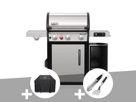 Weber - Barbecue gaz Spirit Premium SPX-335 GBS + Housse + Kit ustensiles Premium 2 pièces - Weber - Image 1