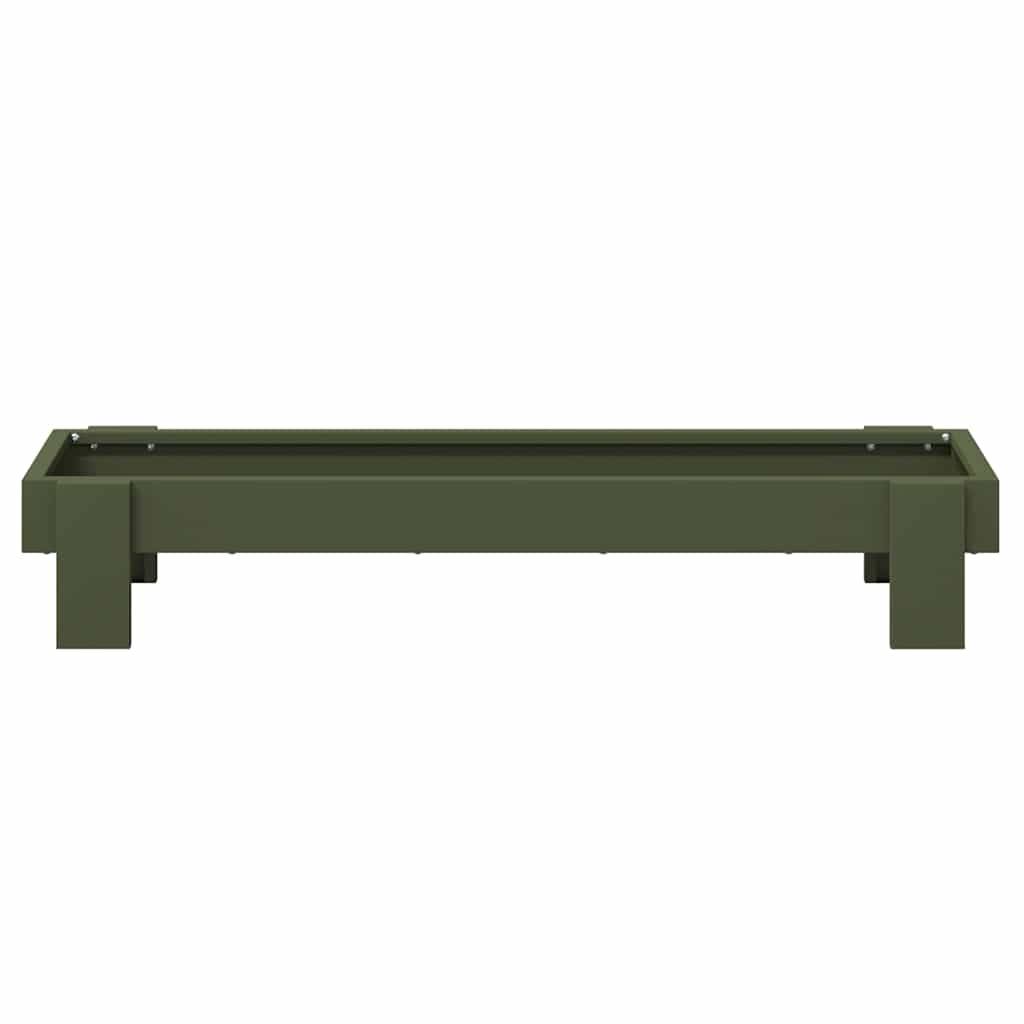 Mangeoire Basse Volaille Métal Jardin Hygiénique 5kg Olive - ComfortXL Outdoor Living - Image 5