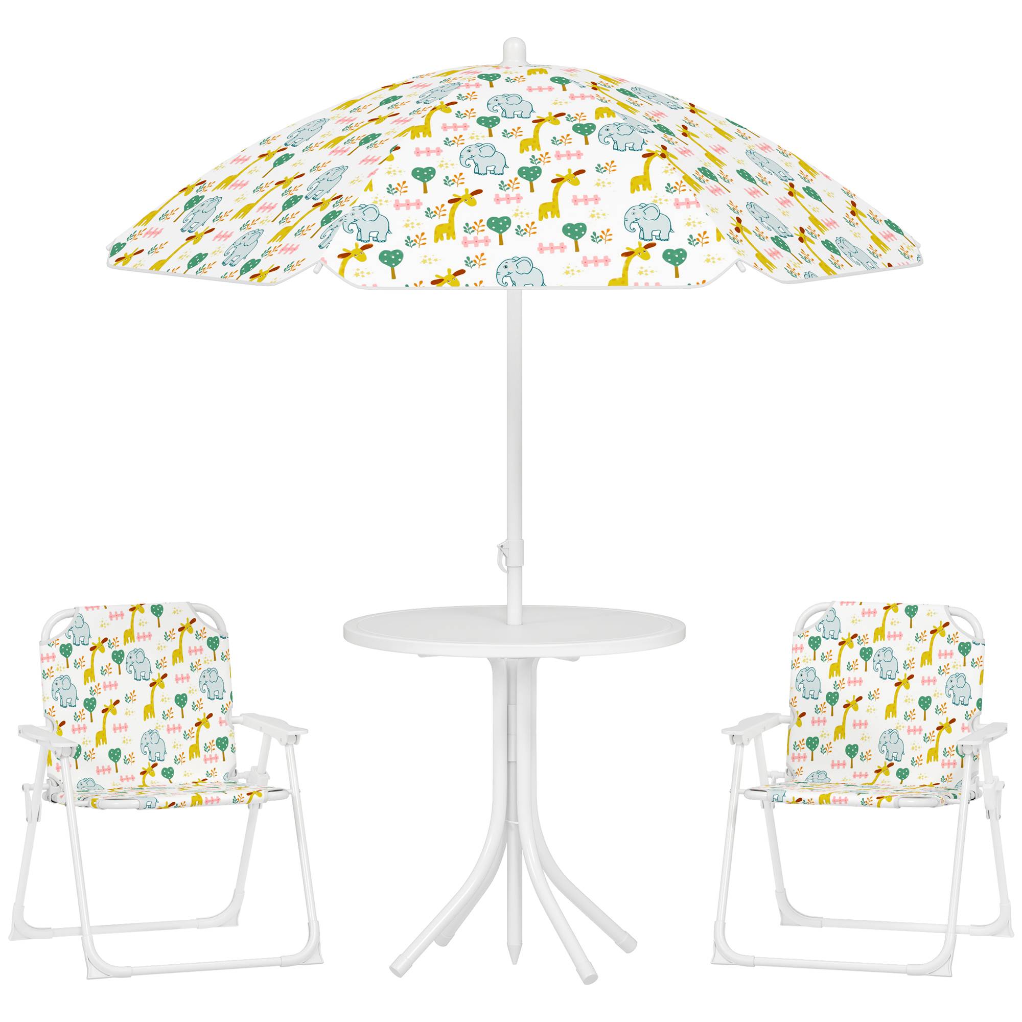 Outsunny - Salon de jardin enfant pliable - Image 1