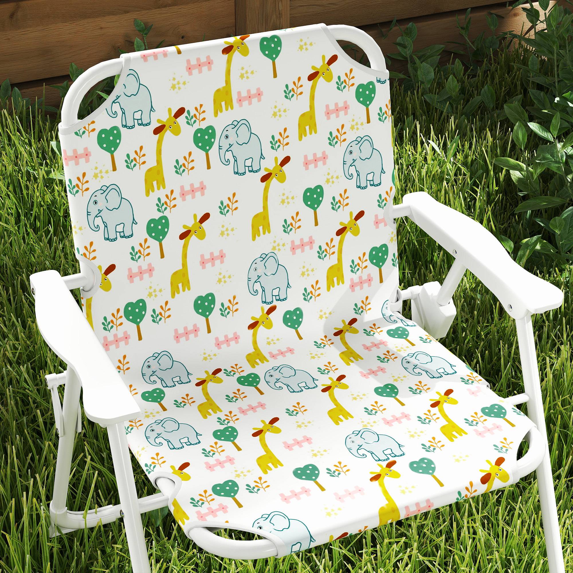 Outsunny - Salon de jardin enfant pliable - Image 6