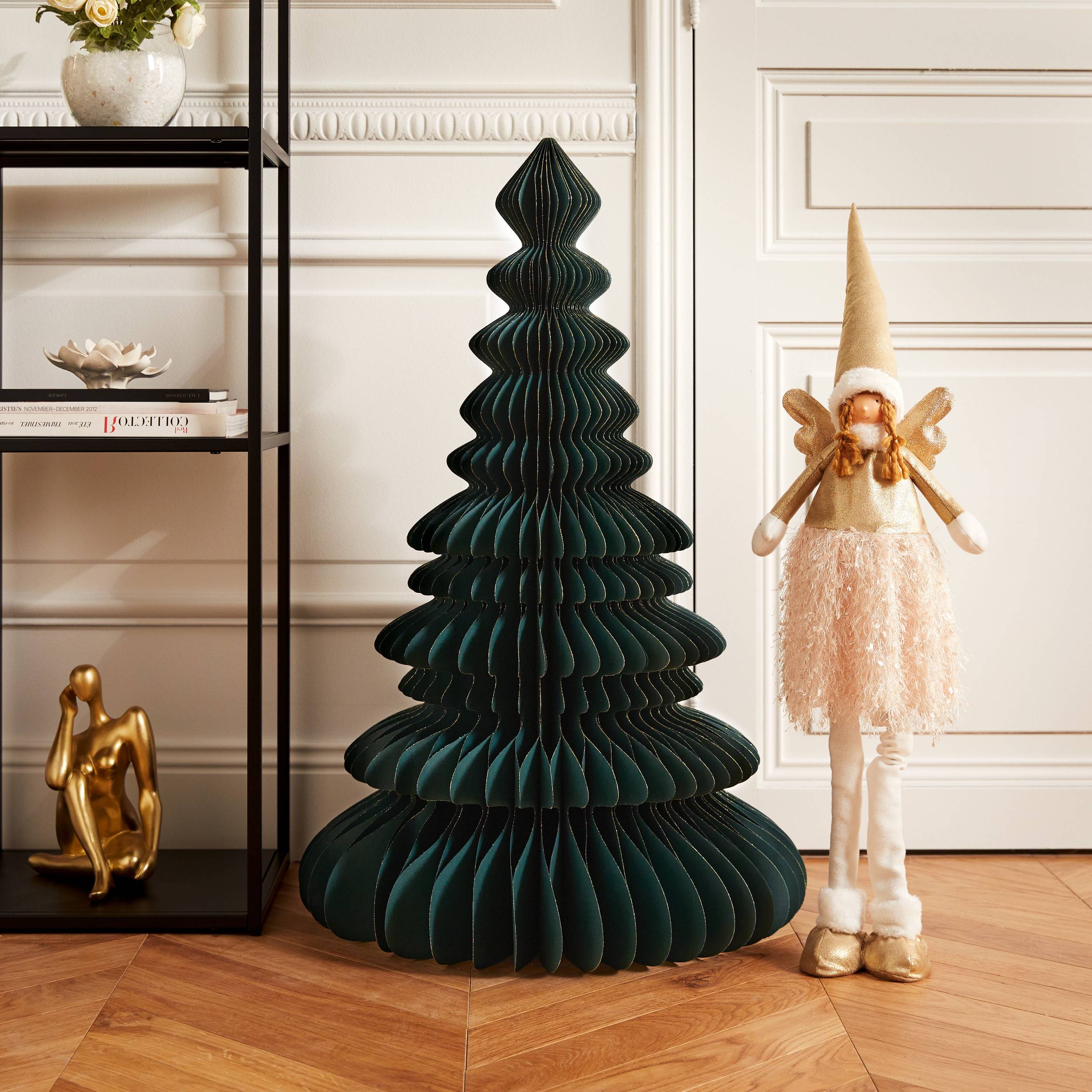 Atmosphera - Sapin papier H.90cm vert - Atmosphera Créateur d'intérieur - Image 1