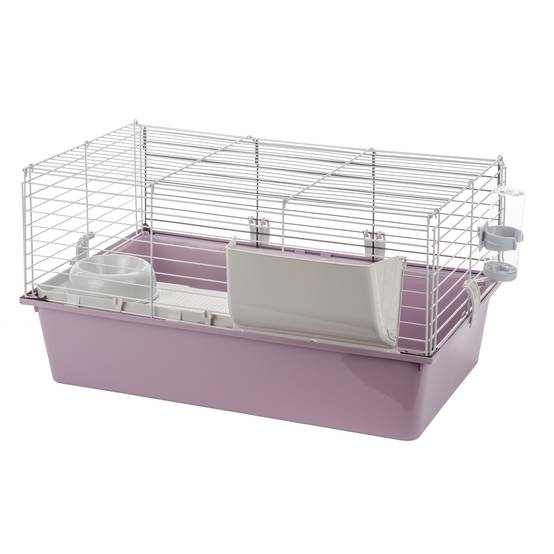 Ferplast - FERPLAST Cage pour Rongeurs GUINEA 70 pour Cochons d'Inde, Cochons d'Inde, en Métal, Accessoires inclus : Mangeoire, Abreuvoir, Maison, Gamelle. - Image 9