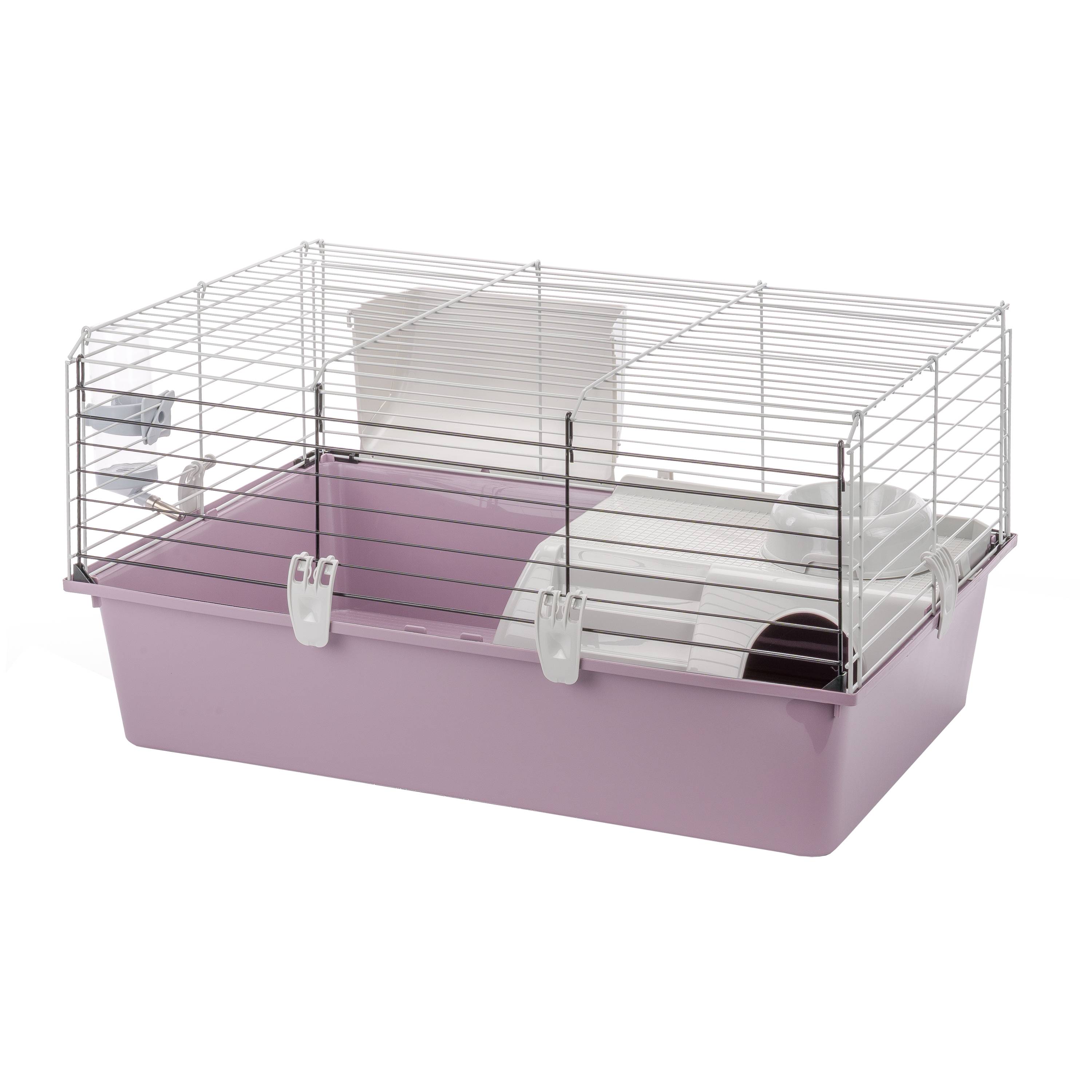 Ferplast - FERPLAST Cage pour Rongeurs GUINEA 70 pour Cochons d'Inde, Cochons d'Inde, en Métal, Accessoires inclus : Mangeoire, Abreuvoir, Maison, Gamelle. - Image 1