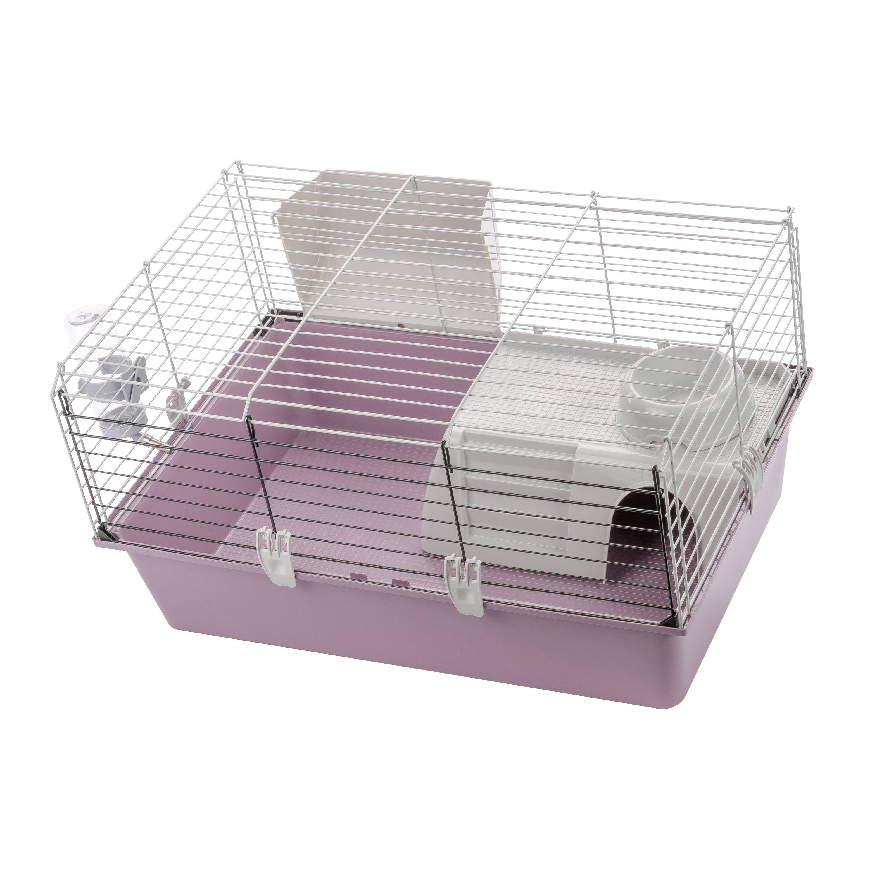 Ferplast - FERPLAST Cage pour Rongeurs GUINEA 70 pour Cochons d'Inde, Cochons d'Inde, en Métal, Accessoires inclus : Mangeoire, Abreuvoir, Maison, Gamelle. - Image 8
