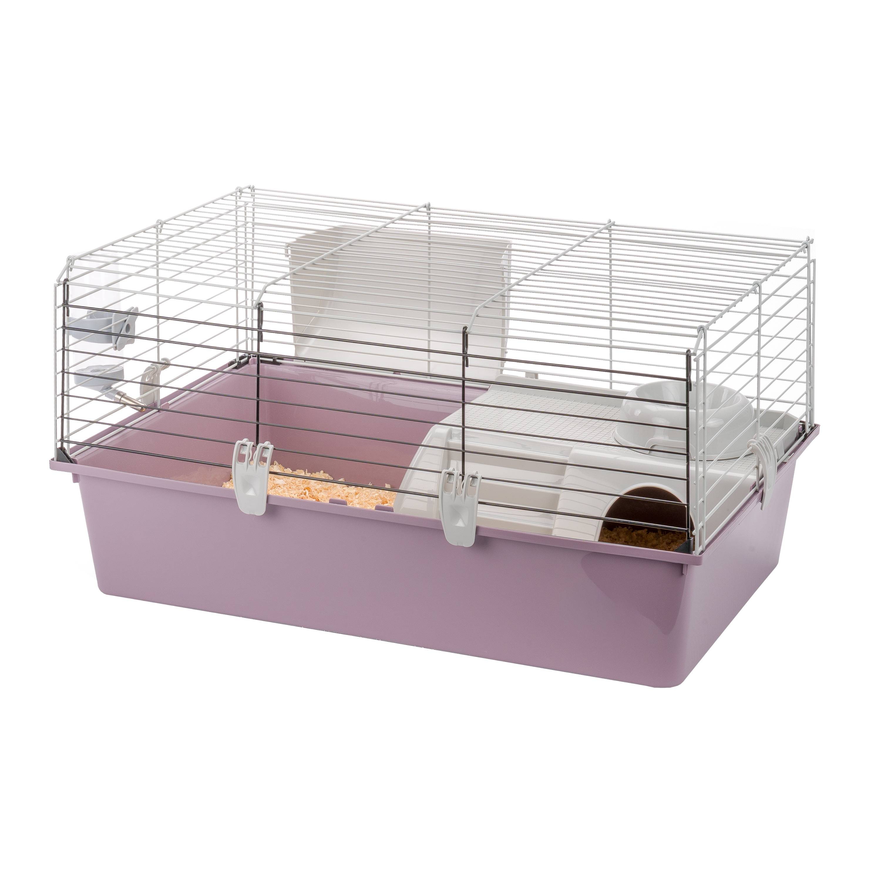 Ferplast - FERPLAST Cage pour Rongeurs GUINEA 70 pour Cochons d'Inde, Cochons d'Inde, en Métal, Accessoires inclus : Mangeoire, Abreuvoir, Maison, Gamelle. - Image 6