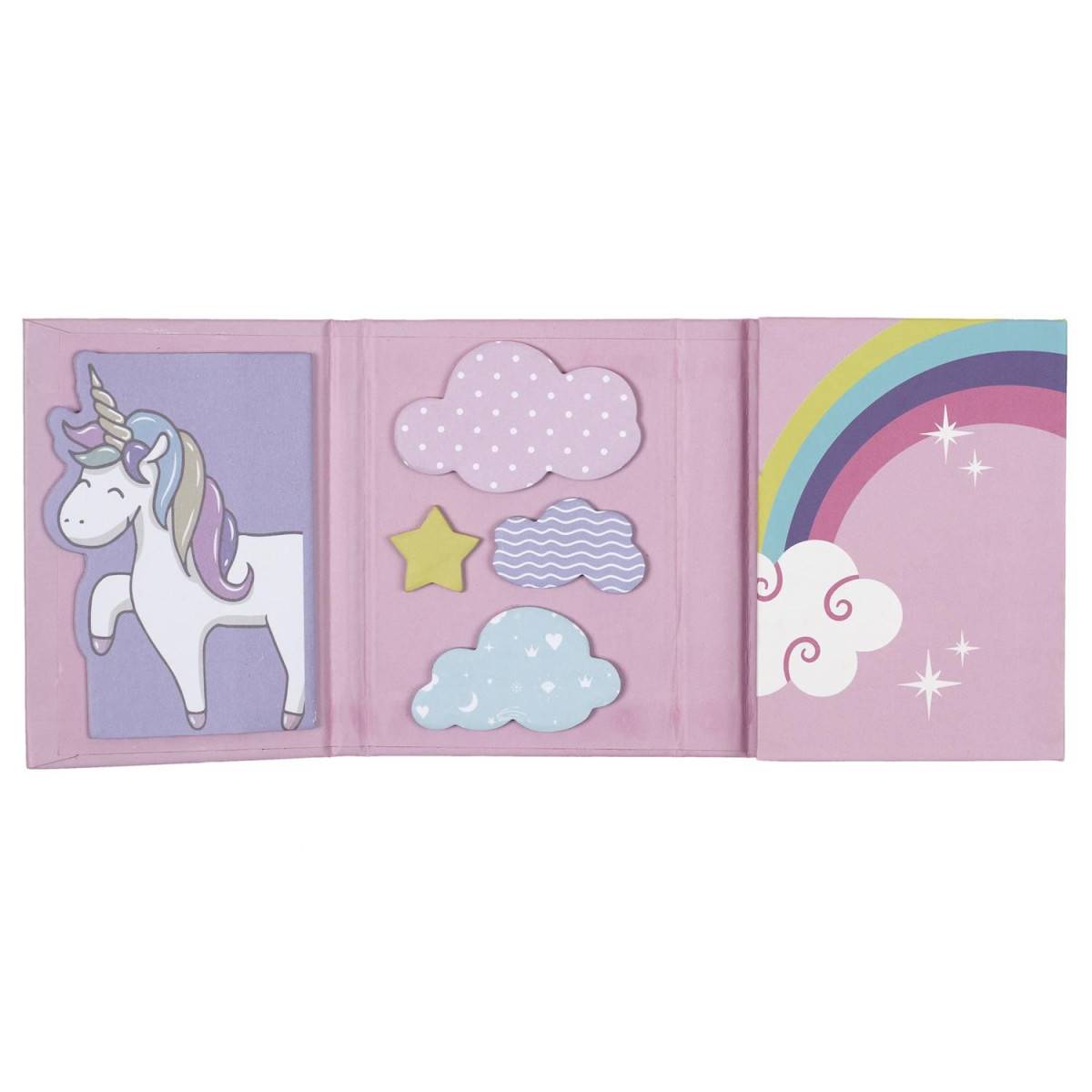 Paris Prix - Notes Adhésives "Licorne" 11cm Rose - Image 3