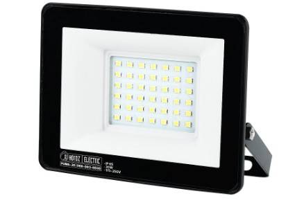 Projecteur à LED extra plat 30W IP65 6500K Dim. 193x249.5x49.5mm
