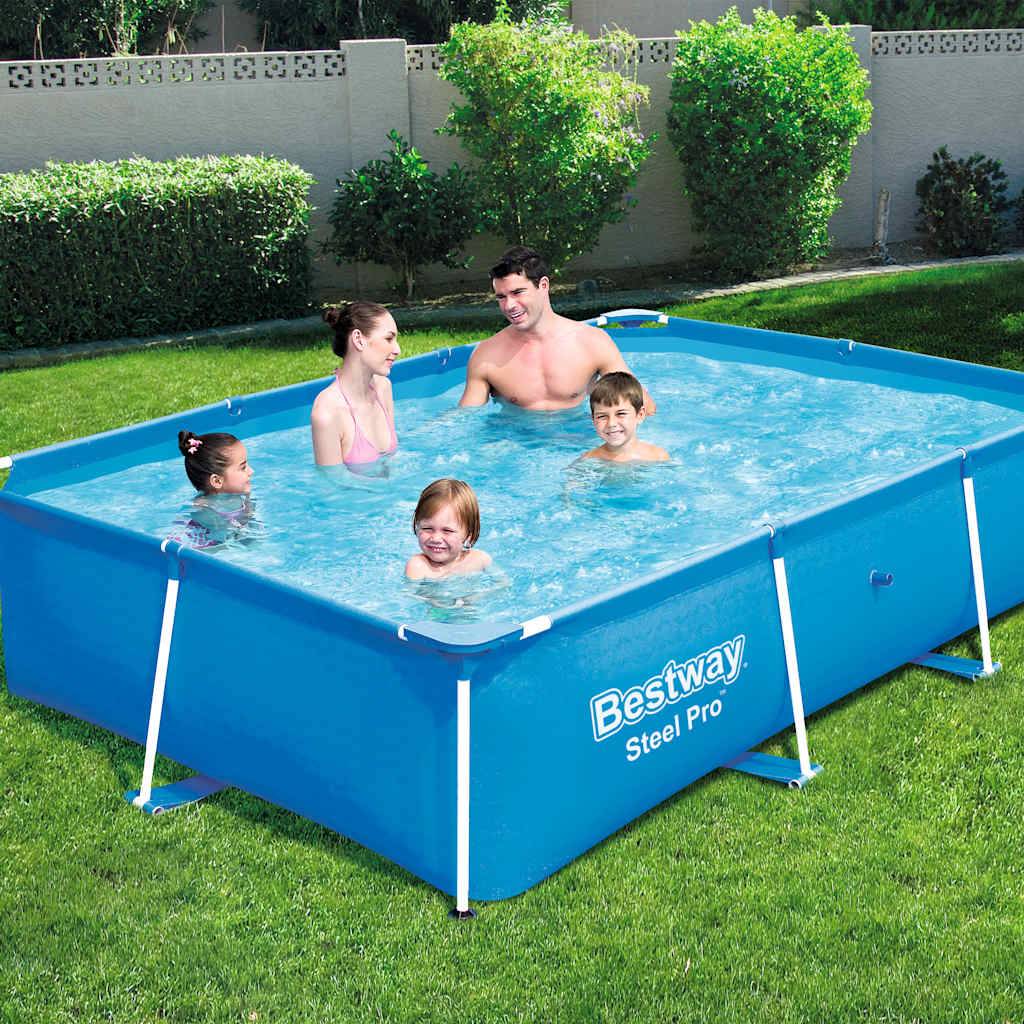 Piscine - piscine hors sol avec cadre en acier Steel Pro 259x170x61 cm 56403 PC56 - Image 2