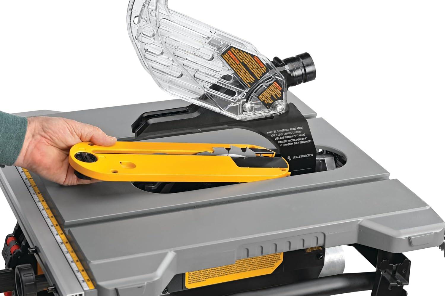 Scie à table compacte 1850 W - Ø 210 mm - DEWALT - DWE7485-QS - Image 8