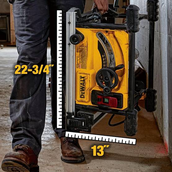 Scie à table compacte 1850 W - Ø 210 mm - DEWALT - DWE7485-QS - Image 4