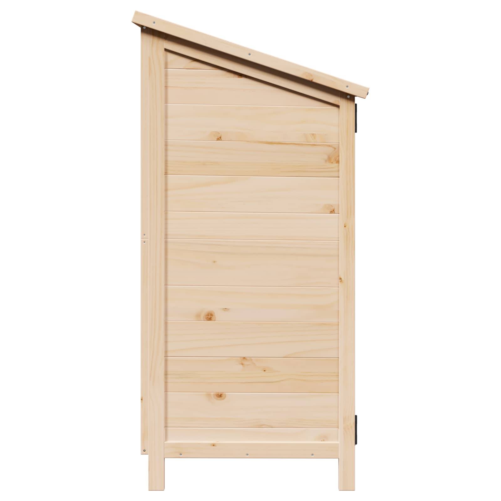 Vidaxl - Abri de jardin Naturel 106,5 x 56 x 113,5 cm Bois d'ingénierie vidaXL 42033440 - Image 6