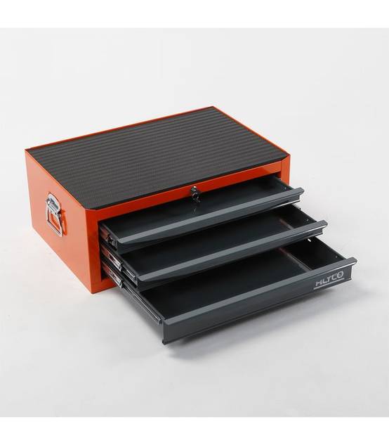 Coffre alyco orange 3 tiroirs 667x439x269 mm ALYCO 170875 - Image 3