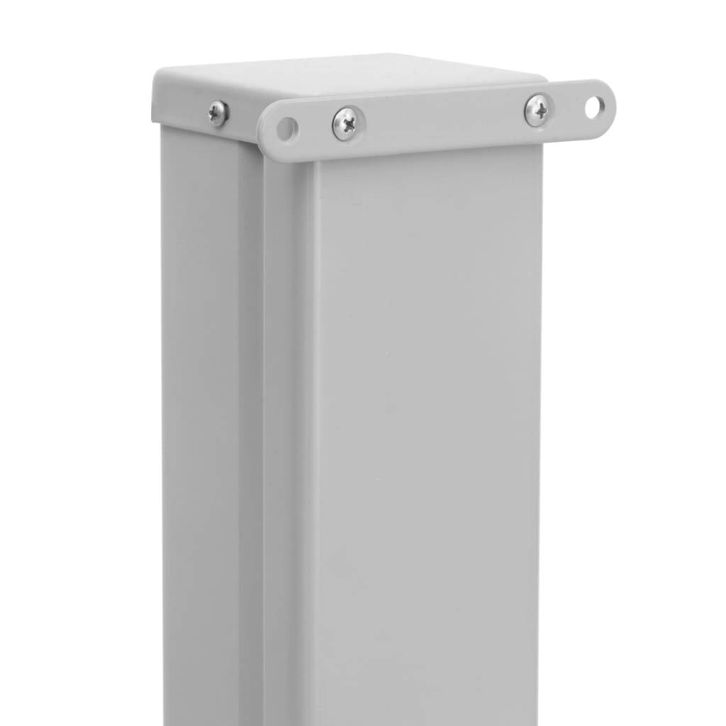 Helloshop26 - Auvent latéral rétractable de patio 600x160 cm gris - Image 4