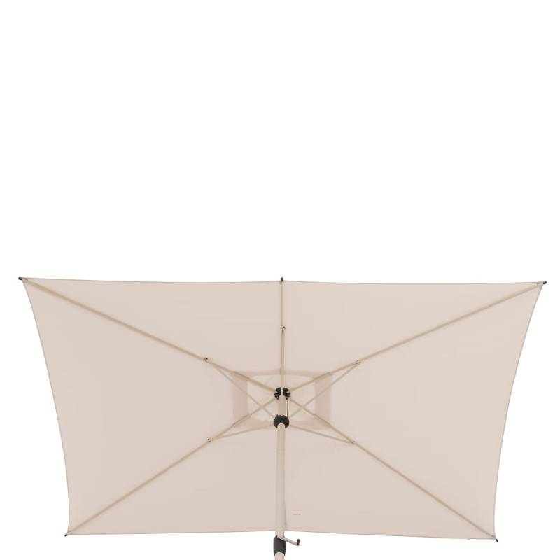 Hesperide - Parasol droit rectangulaire inclinable "Loompa" argile & blé 3 x 2m en aluminium et polyester - Hespéride - Image 6