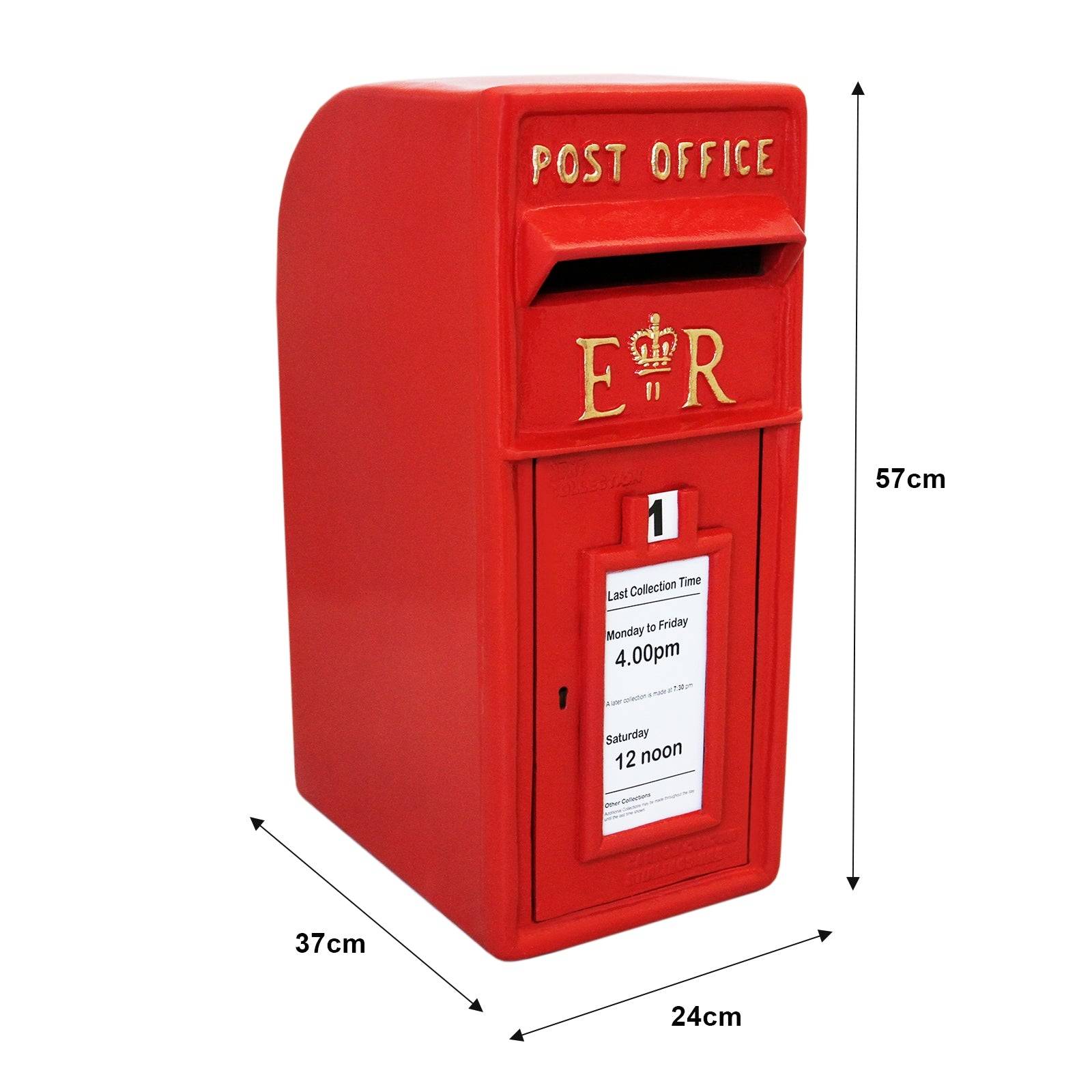 Monstershop - Boîte aux Lettres Rouge avec Support - Image 5