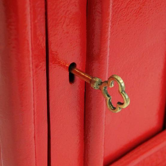 Monstershop - Boîte aux Lettres Rouge avec Support - Image 3